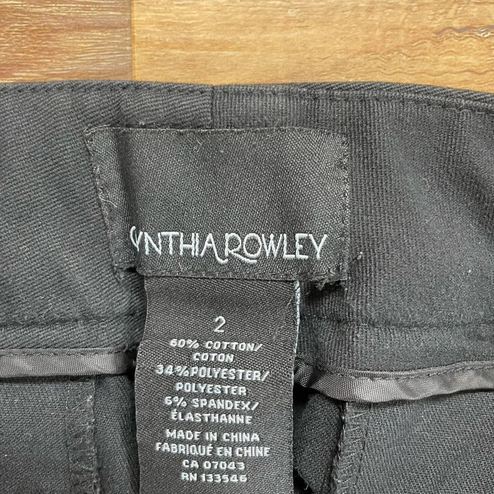 Cynthia Rowley stretch chino dress pants size 2 - Picture 3 of 3